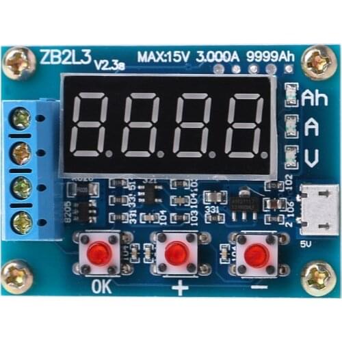 ZB2L3 Li-ion Lithium Lead-acid Battery Capacity Meter Discharge Tester Analyzer Dropshipping