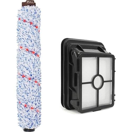 1 Set Multi-Surface Roller Brush + HEPA Filter for Bissell Crosswave 1785 Series 1785G 1785V 1785W Vacuum Cleaner Parts #1608683