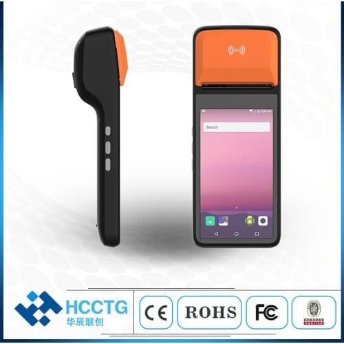 Android smart pos terminal 5MP camera GPS 3g wifi bluetooth with 58mm thermal printer R330