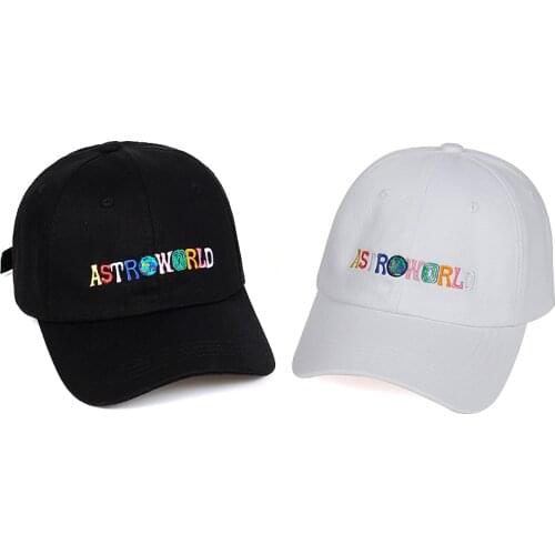 100% Cotton ASTROWORLD Baseball Caps Travis Scott Unisex Astroworld High Quality Embroidery Man Women Summer Hat