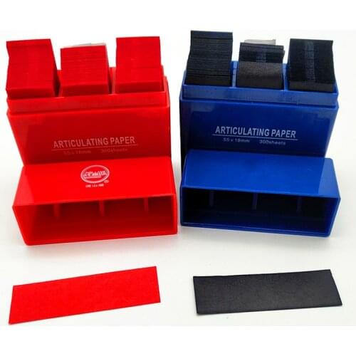 2 Boxes Dental Articulating Paper Blue Strips red articulating paper Dental Lab Products Teeth Care Whitening Accessories