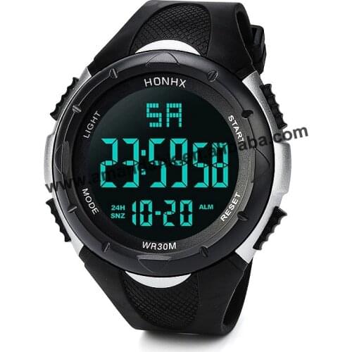 HONHX Mens Sport Digital Watch Hours Fashion Men Business Watches Hot Sale Colorful Digital Wrist Watch
