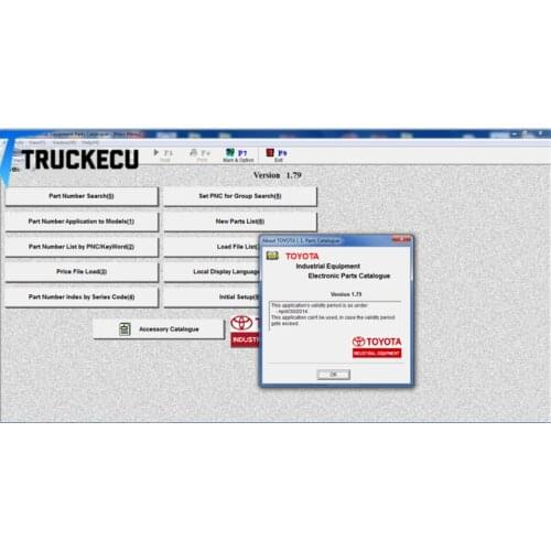 For Toyota BT Forklift Electronic Spare Parts Catalogue workshop price list for Toyota EPC for Toyota forklift diagnostic kit
