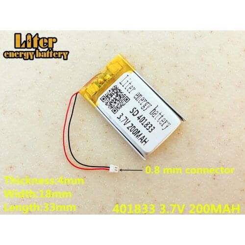 Replacement 3.7V 200mAh li-Polymer Li-ion Battery For SONY MP3 NW-E002 NW-E003 NW-E005 Original plug 401833
