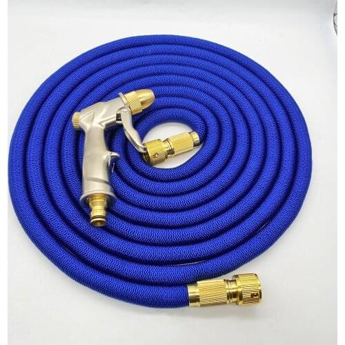 New Water Gun Garden Hose Retractable Magic Water Hose High Pressure Car Wash Extensible Hose Nozzle Adjutable Water Spray Gun