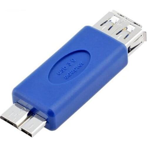 USB 3.0 Type A Female to USB 3.0 Micro B Male Plug Connector Adapter USB3.0 Converter Adaptor AM to MicroB