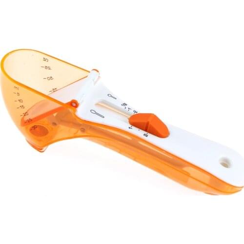 Adjustable Measuring Spoon Plastic Adjustable Measuring Spoon with Scale for Cooking 5ml to 30ml Adjustable Measuring Scoop