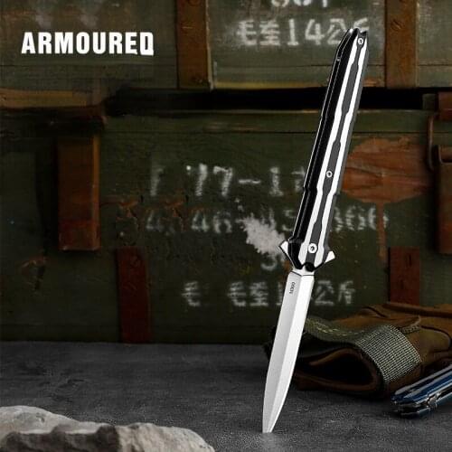 High Hardness Outdoor Folding Knife Portable Knife Self-defense Pocket Knife Tactics Camping Fruit Knives Cool Gadgets for Men