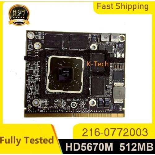 For Apple iMac 2010 A1312 A1311 109-B98557-00 HD 5670 HD 5670m HD5670 HD5670m 512MB Graphics VGA Video Card Working Perfectly