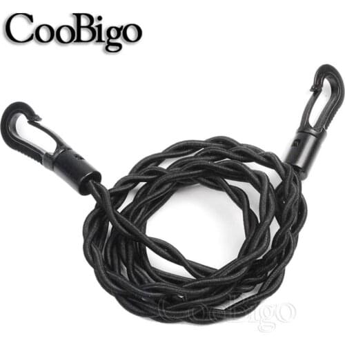 1Set Portable Windproof Clothesline Outdoor Camp Travel Drying Rack Hanging Bungee Tie Shock Cord Buyer DIY Weave Elastic Rope