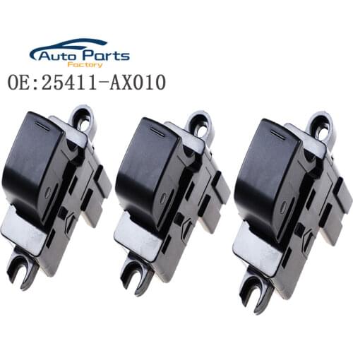 3PCS New Electric Power Window lifter Switch Button For Nissan Tiida 25411-AX010 25411AX010 25411-AX000