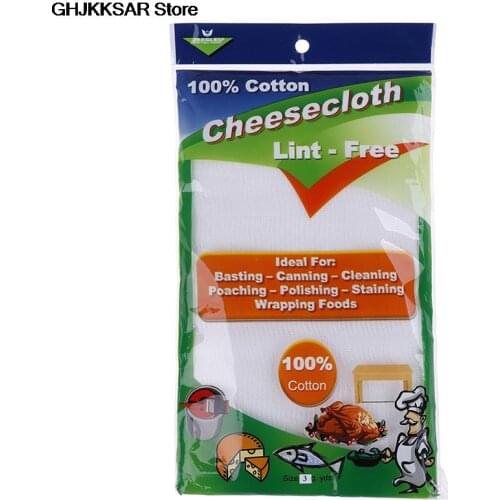 3 Yards 1 bag Gauze Cheesecloth Fabric Cotton Cloth For Cheese Cloth Absorbent Gauze Cheese Baking & Pastry Tools