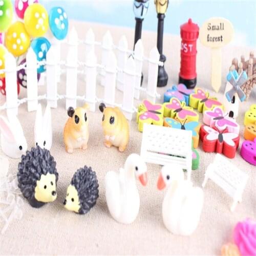 58 Pieces of Succulent Meal Lovely Animal House Flower Bridge Street Lamp