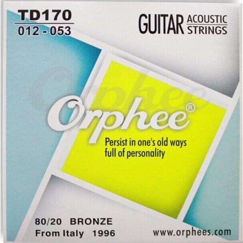 Guitar accessories, orphee TD170 Phosphor copper folk / acoustic guitar strings