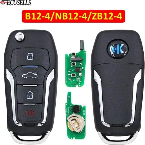 KEYDIY 4B B NB ZB Series B12-4 NB12-4 ZB12-4 Universal KD Remote Car Key For Ford Style for KD-X2 KD900 KD900+ URG200 Mini KD