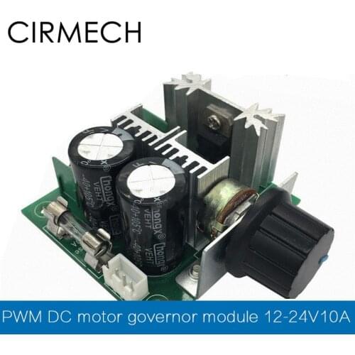 CIRMECH DC motor governor pump pwm stepless speed change speed switch high efficiency 12V-40V 10A Assembled product