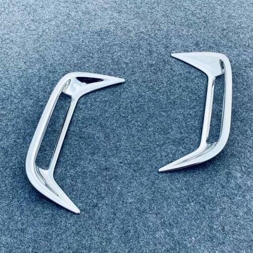 For 2020 2021 Toyota Yaris Cross Car Rear Fog Light Frame Tail Foglight Lamp Ring Cover Protector Sticker ABS Car Accessories