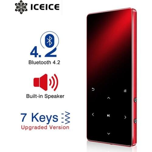ICEICE MP4 player with Bluetooth 8GB 16GB 32GB music player with touch key fm radio video play E-book hifi player MP4 walkman