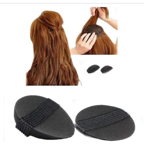2 pieces Volume Bouffant Beehive Shaper Bump Foam Hair Styling Clip Stick Comb Insert Tool for Women Lady Girls