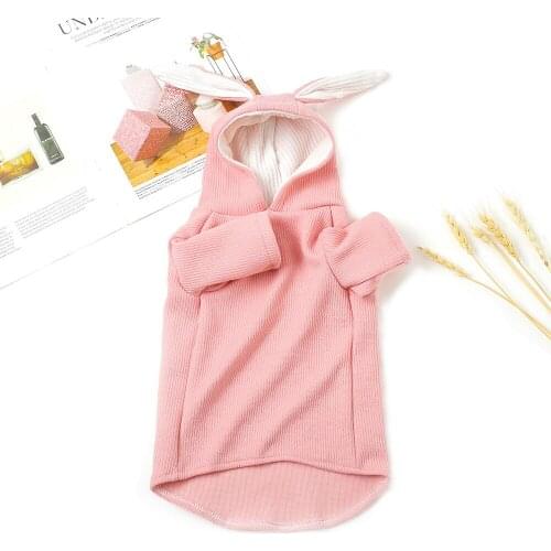 New Dog Clothes Cat Clothes Rabbit Ear Dog Clothes Dog and Cat Sweater French Bulldog Clothes 6 Sizes Available