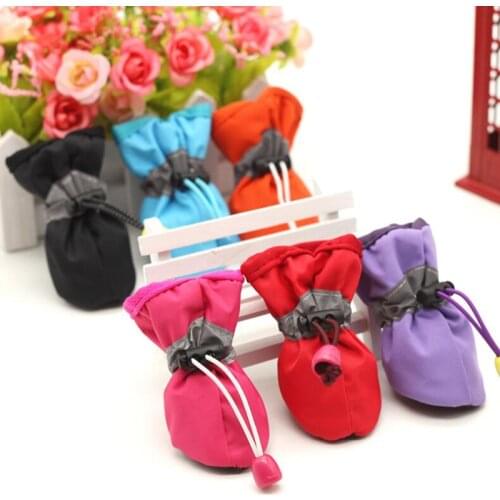 Pet Dog shoes Waterproof chihuahua Anti-slip boots zapatos para perro puppy cat socks botas sapato para cachorro chaussure chien