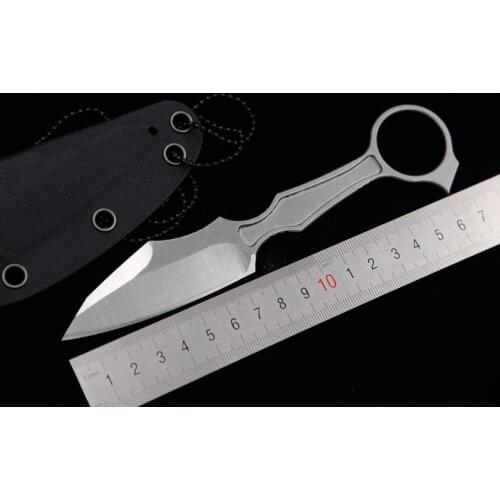 JUFULE BK2018 GITFO KYDEX Sheath Fixed Blade Knife Hunting D2 Steel Tactical outdoor survival EDC tool camping kitchen knives