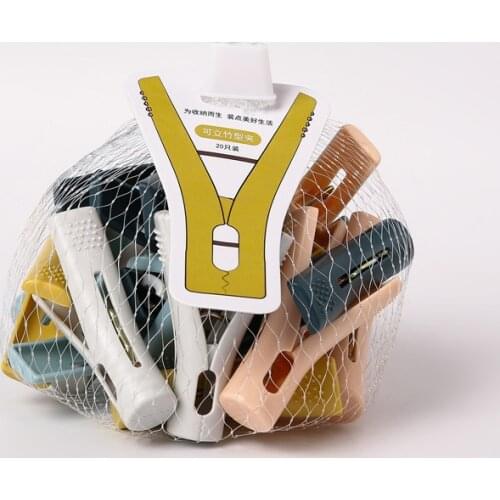 Clothespins Underwear Socks Stand-up Clamps Hangers Windproof Clothespins Clamps for Sheets Multifunctional Drying Clips