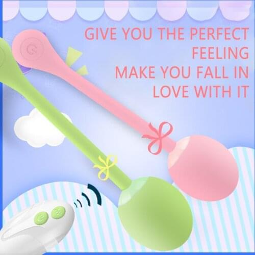 Candy Color Wireless Remote Control Vibrating Egg Can Be Worn Out Female Masturbation Device Erotic Adult Products