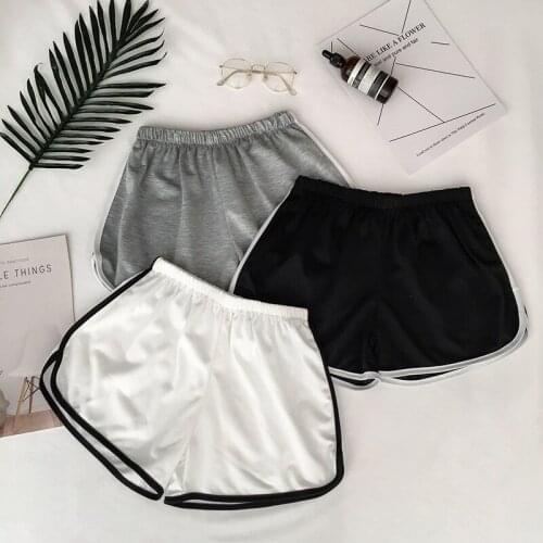 2021 Summer Fashion Stretch Waist Casual Shorts Woman High Waist Black White Shorts Harajuku Beach Sexy Short Womens Clothing