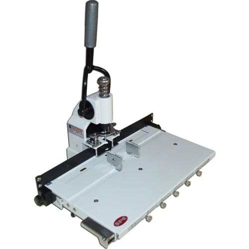 Paper Hole Drill Punch Machine 300 Sheets 1/4" 6mm Heavy Duty with Moving Table