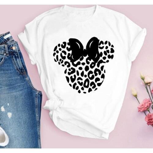 Women t shirts 2021 Cute Cartoon Graphic T-Shirt Casual Round Neck Fashion Short Sleeve Tshirt Ladies Plus Size 3XL