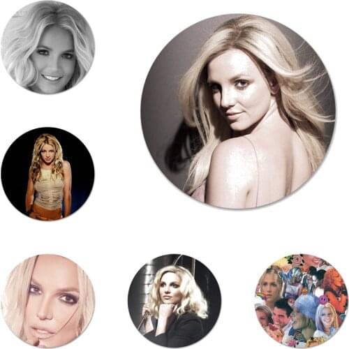 58mm Britney Spears Icons Pins Badge Decoration Brooches Metal Badges For Clothes Backpack Decoration