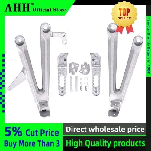 AHH Aluminium Rear Footrests Bracket Kit Foot Pegs Rests Assembly For Honda CBR1000 04 - 07 CBR1000RR 2004 2005 2006 2007
