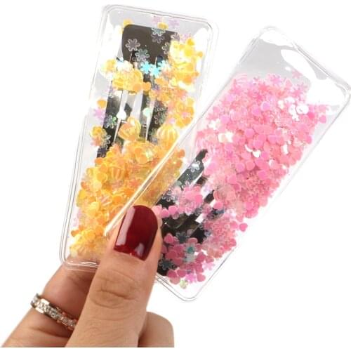 David accessories 89x33mm Transparent Sequin Hair Clips DIY Barrettes Children Girls Headwear Hair Accessories Hairpins,1Yc7178