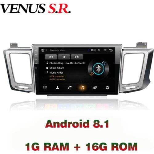 VenusSR Android 8.1 2.5D car dvd for Toyota Rav4 Radio 2014-2017 multimedia Radio stereo gps navigation