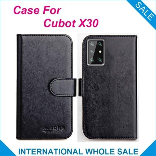 Cubot X30 Case 6 Colors Flip Slots Leather Wallet Cases For Cubot X30 Cover Slots Phone Bag Credit Card