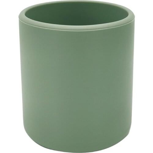 Baby Learning Drinking Cup BPA-free Heat-Resistant Silicone Water Mug Infant Toddler Feeding Drinkware