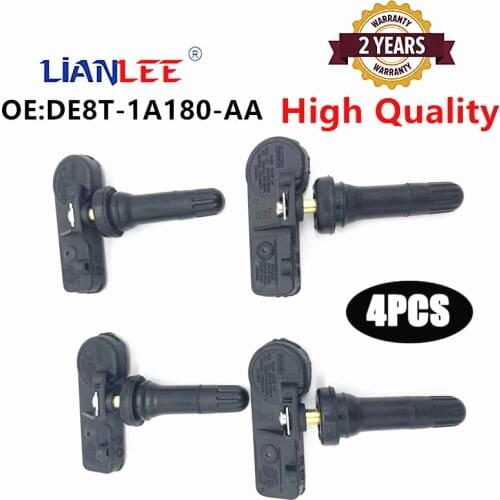 4Pcs DE8T-1A180-AA Tire Pressure Monitoring Sensor TPMS For Ford Lincoln TPMS-12 DE8T-1A150-AA DE8T1A180AA 9L3T-1A180-AF