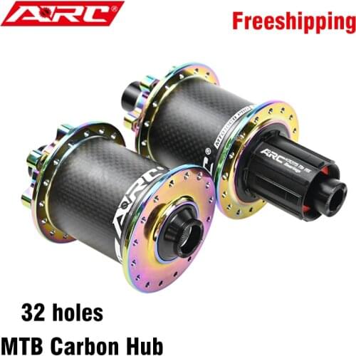 ARC Hub Colorful Carbon Fiber MTB Hub Front 9x100 15x100 Rear 10x135 12x142 Shimano HG MS SramXD 8 9 10 11 12 Speed Bicycle Cube