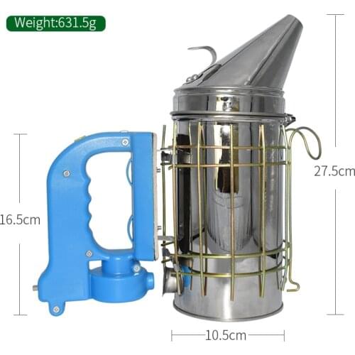 Stainless Steel Electric Bee Smoke Sprayer Beekeeping Tool Bee Smoker Apiculture Beekeeper Dedicated Smoked Beekeeping Equipment
