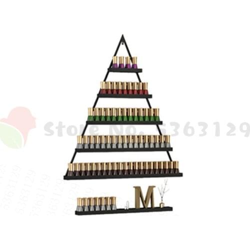 Nordic wall Storage Holders for nail polish manicure shop iron rack nail oil shelf organizer metal storage rack dropshipping