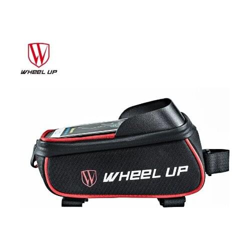 Screen Touch Rainproof Top Tube Bicycle Bag Anti-deform Cycling Frame Bag Mini Reflective Outdoor Sports Bag Bike Pouch Panniers