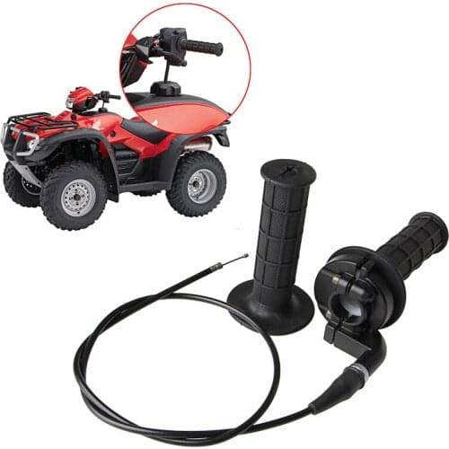 New 1 Pair 22MM Throttle Grip Casing With Cable Handle Bar Grips Fit For Honda Handlebars Levers Drop CR80 CR60 CR85 CR125