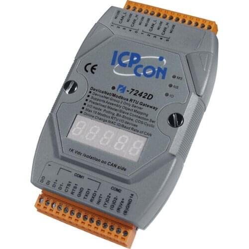 New Original Spot Photo For I-7242D DeviceNet Slave To Modbus RTU Master Data Gateway Module