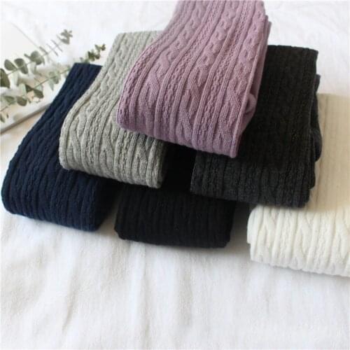 Autumn Winter Girls Leggings Kids Girls Warm Stockings Candy Color Elastic Pantyhose Chidlren Clothes Cotton Leggings For Girls