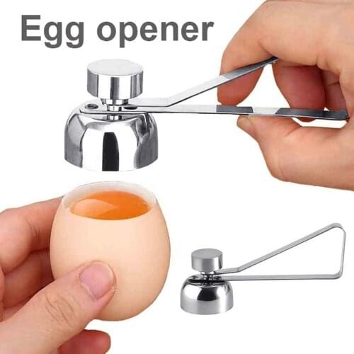 Stainless Steel Egg Scissors Egg Topper Cutter Shell Opener Stainless Steel Boiled Egg Open Creative Kitchen Tools