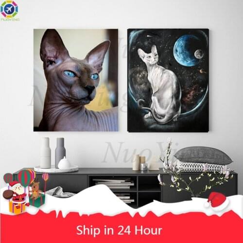 Sphinx Animal Canvas Painting Printing Wall Art Poster Mural Modernism Living Room Room Decoration Painting Holiday Gift