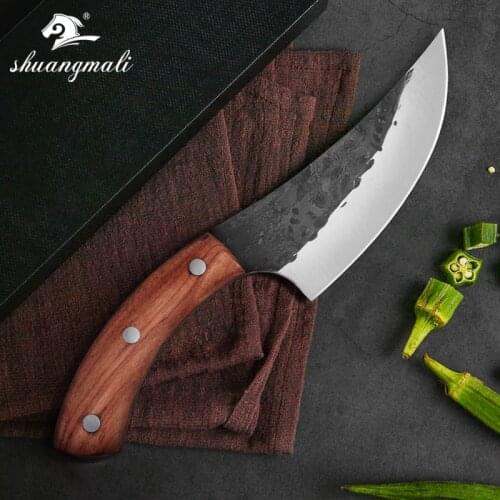 Chef Boning Knife Forge 4CR13 Stainless Steel Deboning Kitchen Knifes Utility Sharp Chicken Bone Knive Cooking Tool With Cover