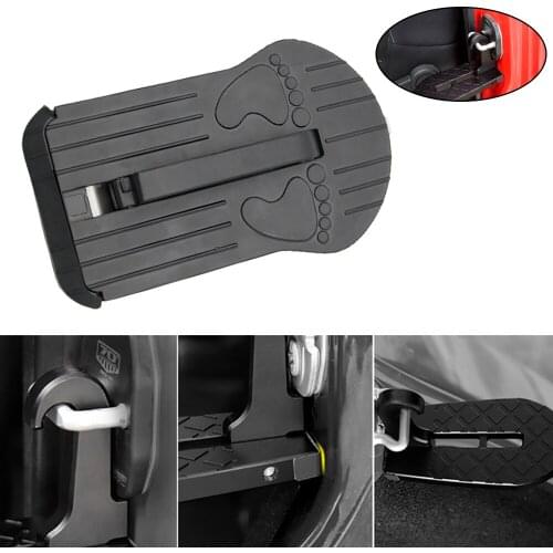 2020 new folding car assist pedals portable roof tops Latch Hook foot car door step pad auto cars pedals Vehicle Doorstep