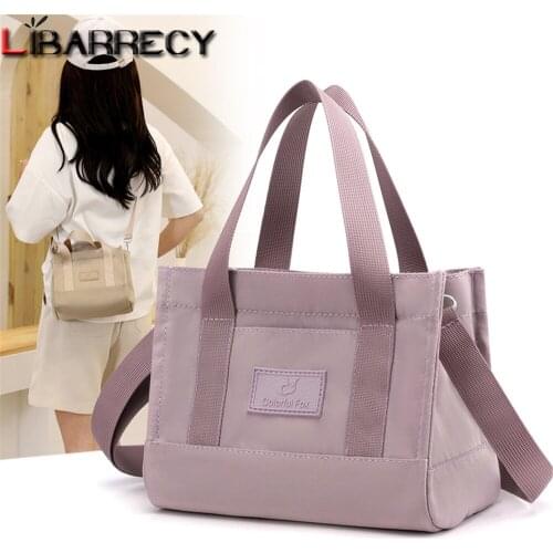 Waterproof Oxford Crossbody Bag for Women 2021 Small Nylon Handbags Ladies Design Casual Light Shoulder Bag Teenager Girls Purse